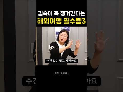 해외여행 필수템 3가지! 다용도 수세미, 베개 커버, 휴대용 담요 챙겨가세요